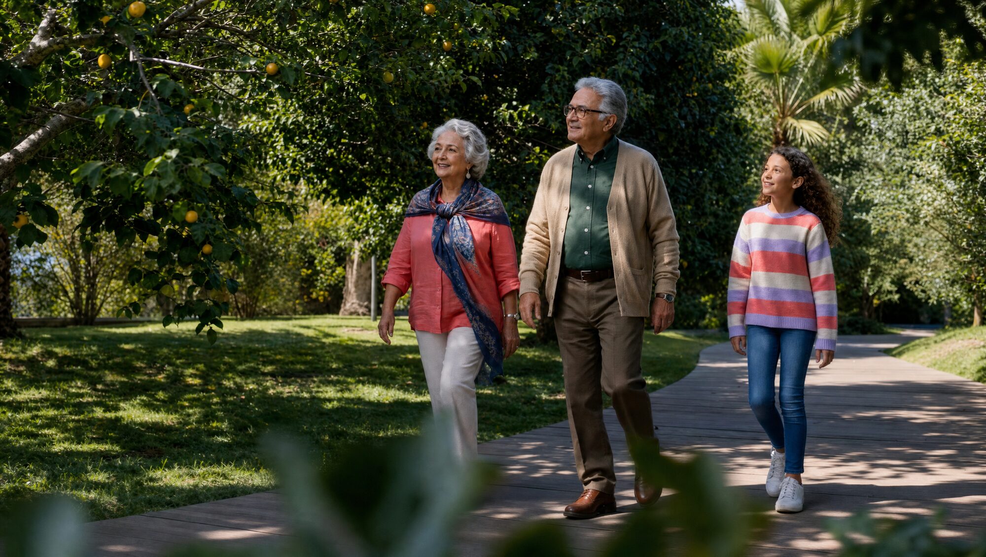Marbella Boulevard — family on the boulevard