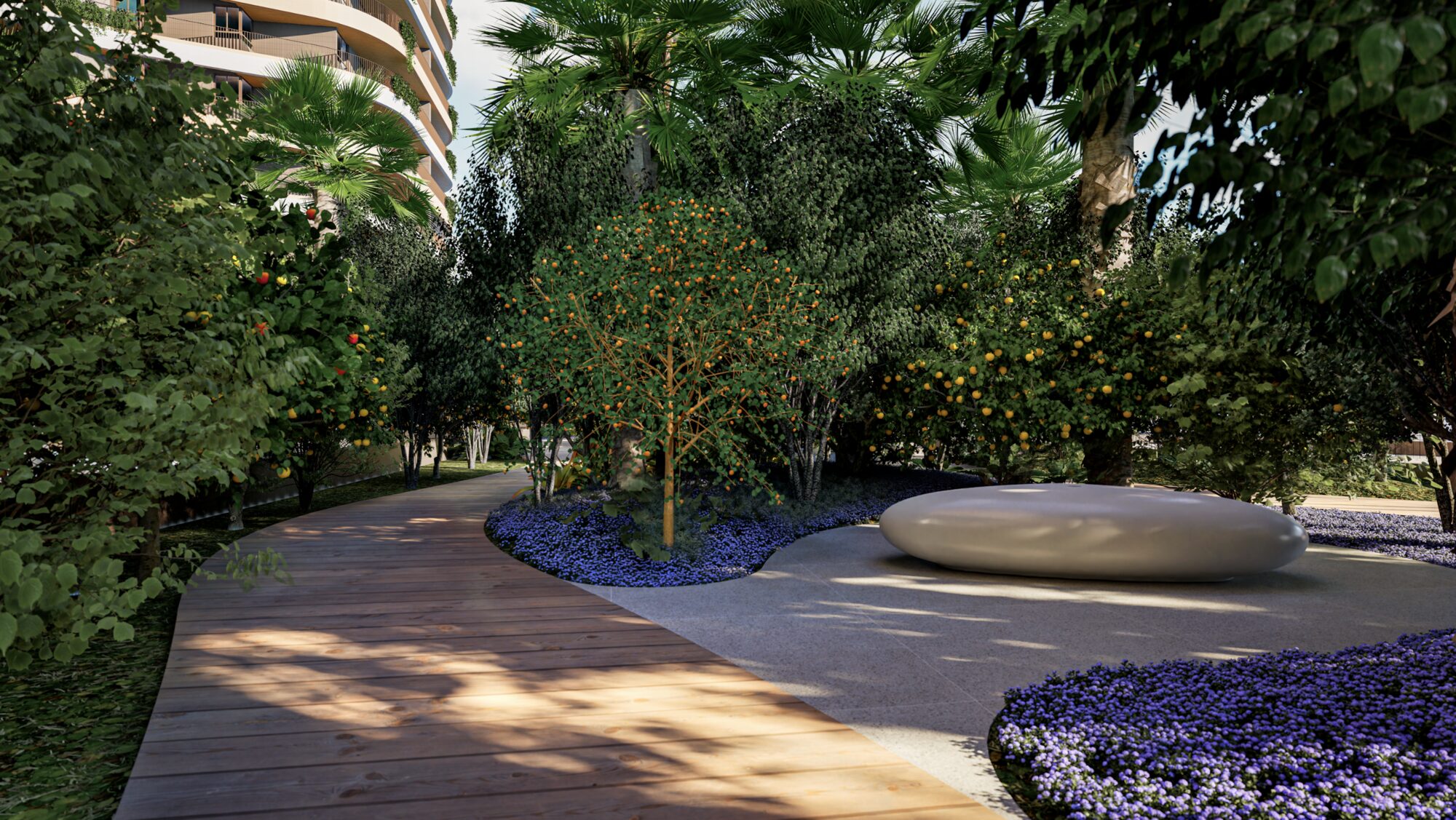 Original garden path render