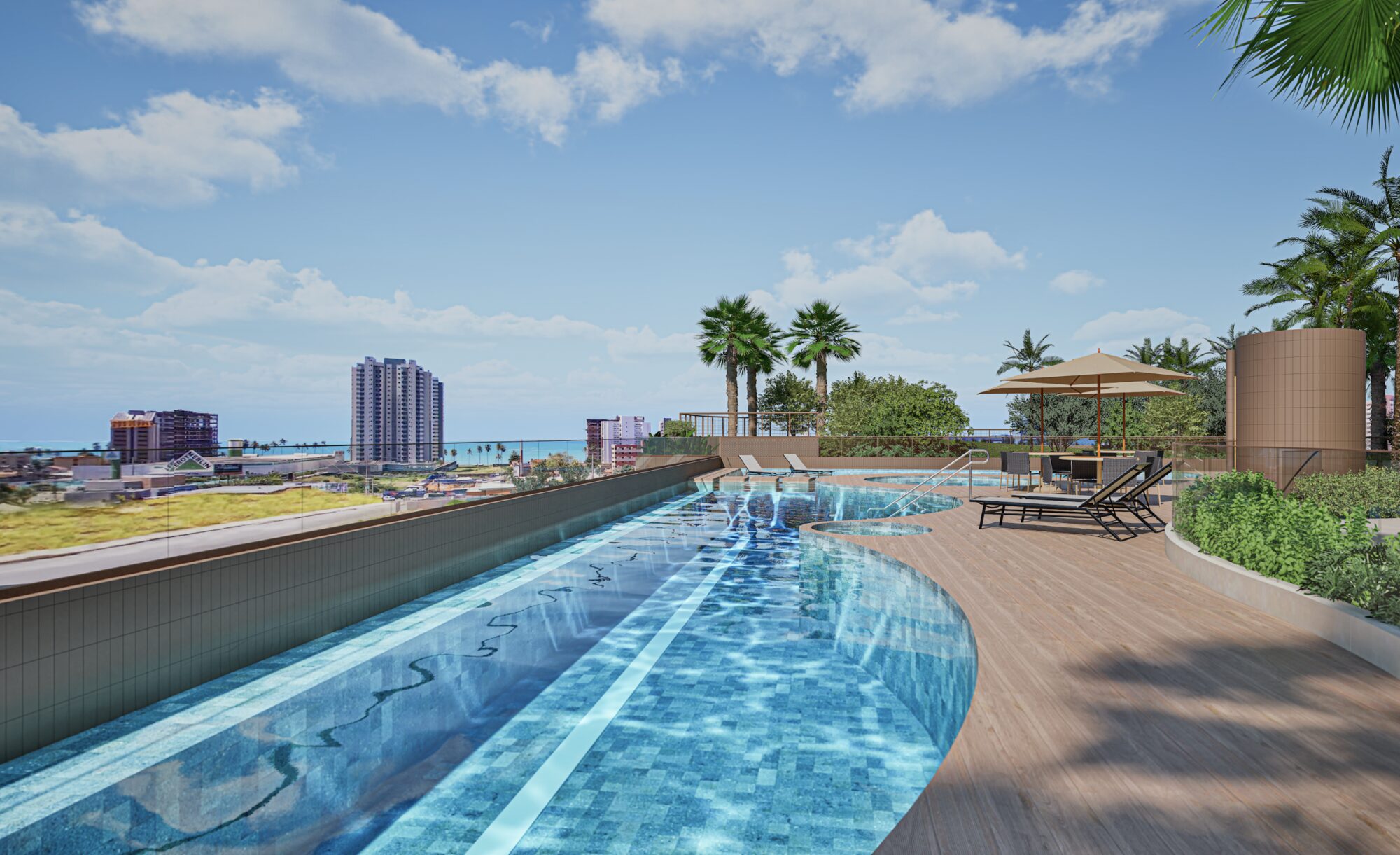 Original rooftop pool render