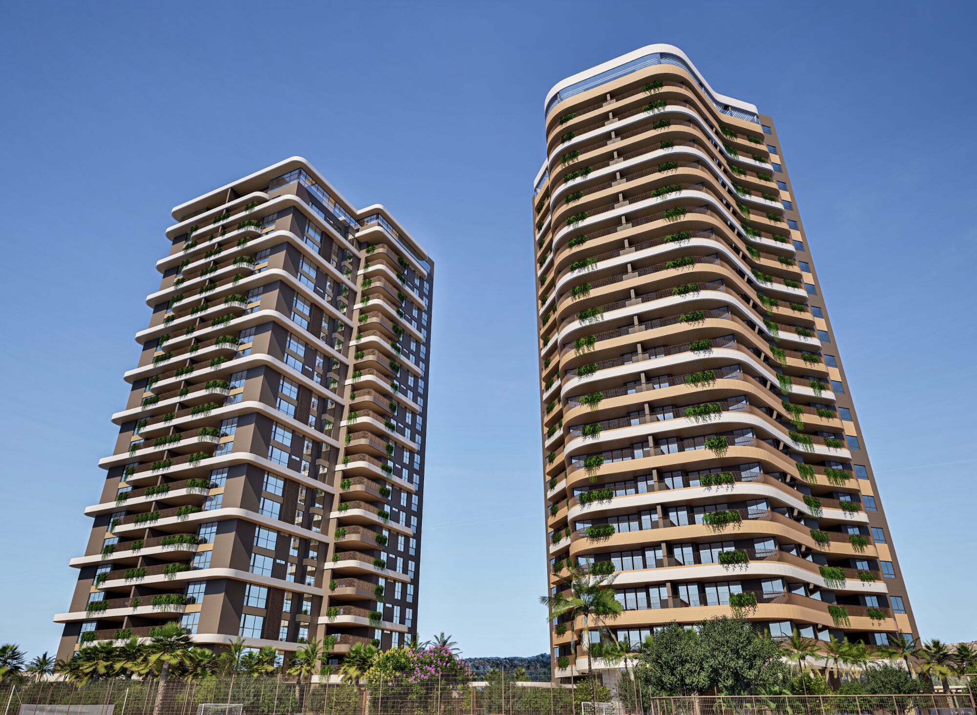 Original towers render