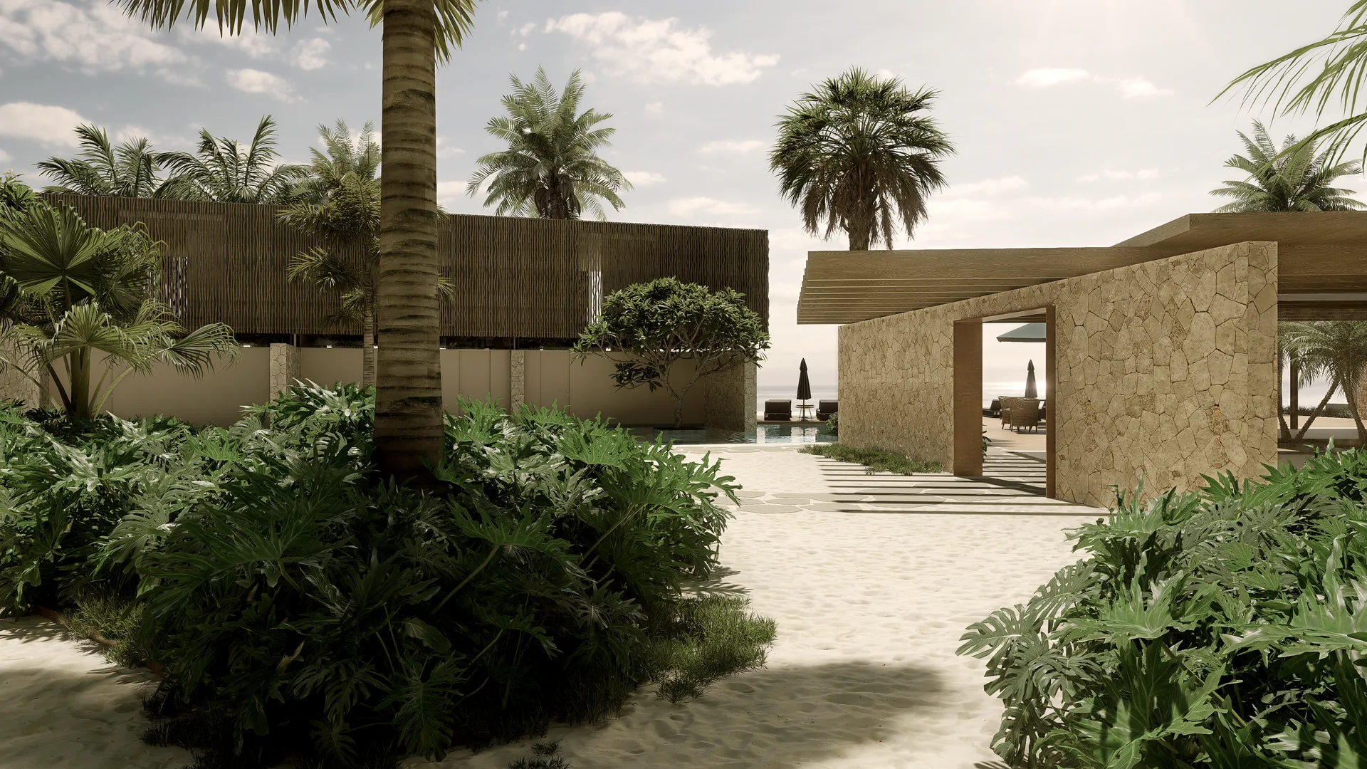 Technical render before enhancement